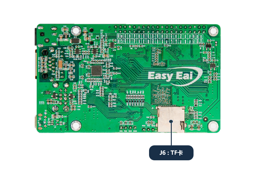 EASY EAI Nano 开发板主要接口分布（反面）