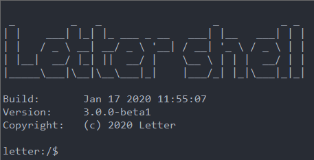 一个小而美的嵌入式shell - letter shell