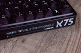 光耀奪目——雷神K75透明三模機械鍵盤