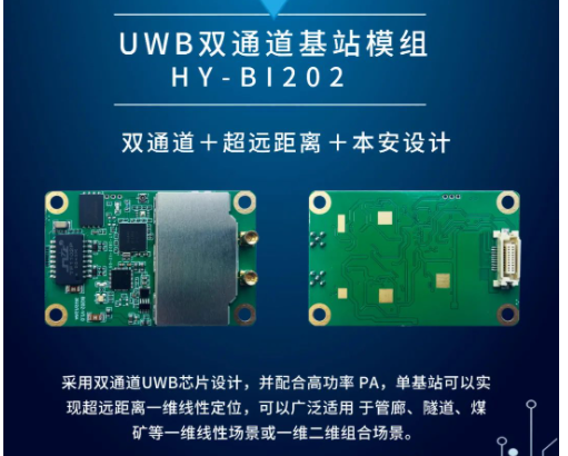 UWB双通道基站模组HY-BI202产品优势分析