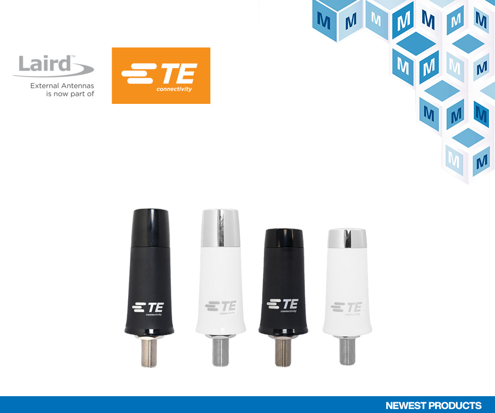 贸泽电子开售适用于IoT应用的 TE Connectivity/Laird 5G Phantom无需接地平面天线