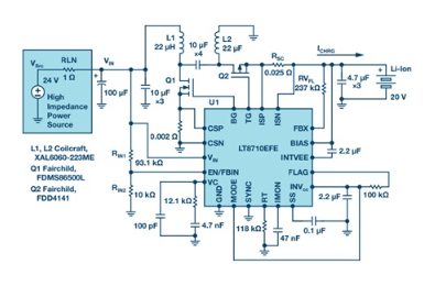 DC-DC控制器解决高阻抗、长长工业电源线的压降问题