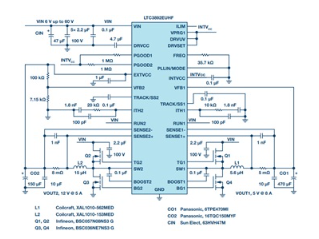 高<b class='flag-5'>电压</b><b class='flag-5'>LTC3892</b><b class='flag-5'>控制器</b>系列降低了DC-DC转换器的成本和尺寸