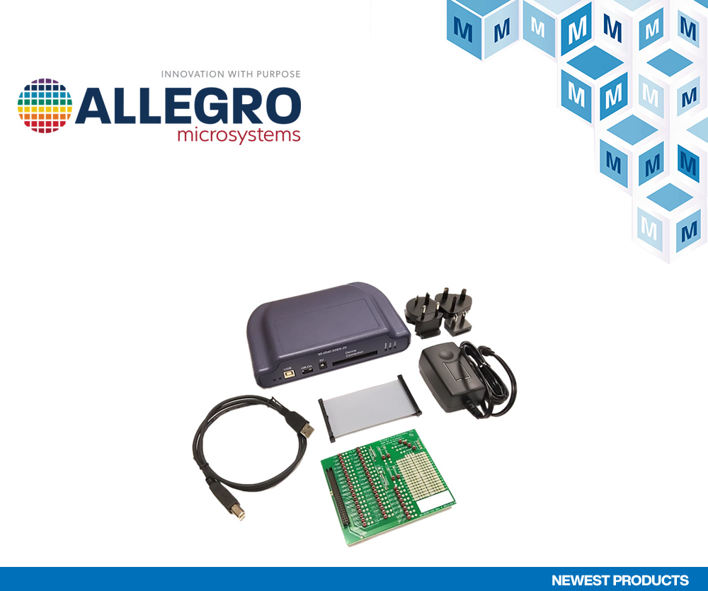 贸泽开售用于<b class='flag-5'>Allegro</b>器件和传感器的<b class='flag-5'>Allegro</b> MicroSystems ASEK-20传感器评估套件