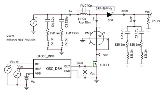 汽车LED驱动器仿真揭示MOSFET开关行为