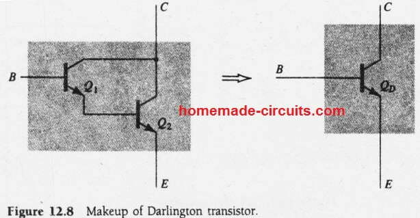 如何直流偏置达林顿晶体管电路