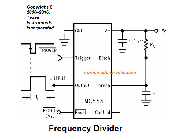 基于CMOS版本IC LMC555的应用电路