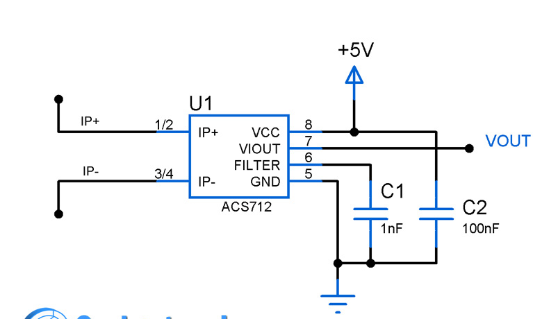 利用ACS712构建的<b class='flag-5'>线性</b><b class='flag-5'>电流传感器</b>电路