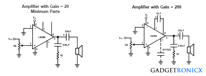 样本电路-lm386-ic