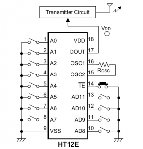 HT12E-实用应用-电路