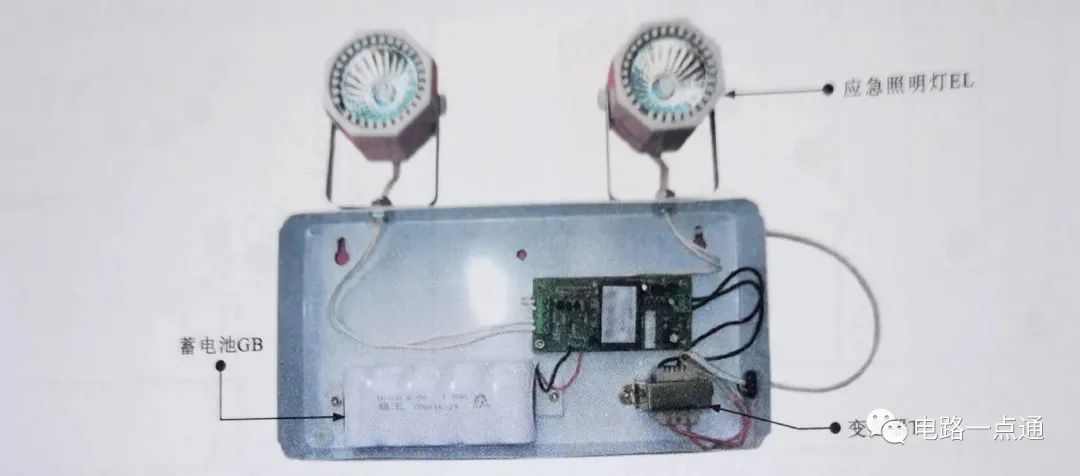 楼道应急照明控制线路的工作过程