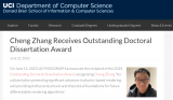 北工大校友Cheng Zhang获SIGGRAPH最佳博士论文奖！