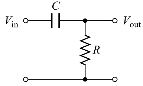 RC高通滤波器