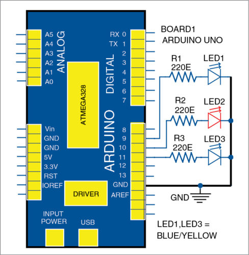 如何使用Arduino Uno和三个<b class='flag-5'>LED</b>制作简单的<b class='flag-5'>电子</b><b class='flag-5'>蜡烛</b>？