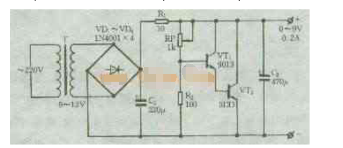 并联稳压电源电路原理，并联稳压电源电路图详解