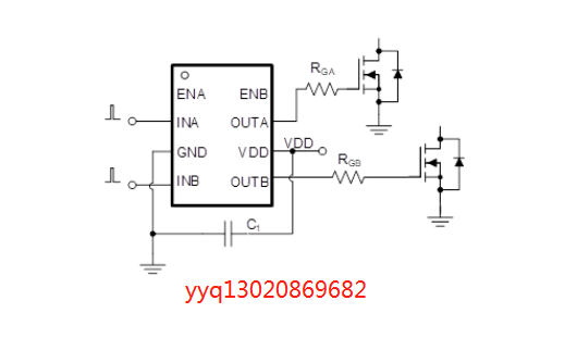 SCT52240QSTDR 双路 4A/4A 高速MOSFET/IGBT栅极驱动器, 可并联输出