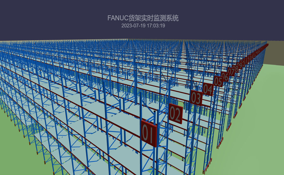 直川智能货架监测系统助推FANUC（发那科）机器人领域快速发展#货架 #货架监测系统 #倾角传感器 #物联网 