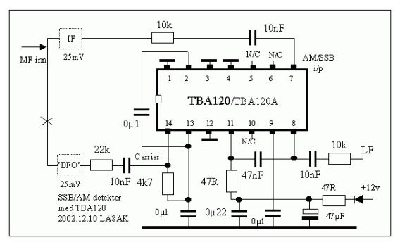 基于TBA120的解调器电路解析