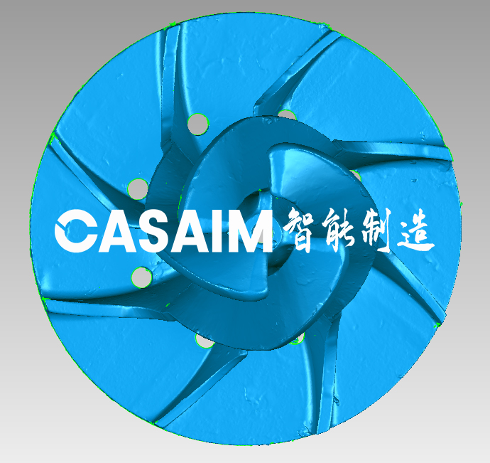 大型泵类设备3D扫描曲面尺寸测量逆向建模外观设计CASAIM 3D测量仪