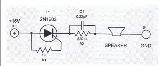 简单的晶闸管信号发生器电路
