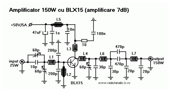 BLX15功率放大器电路图详解