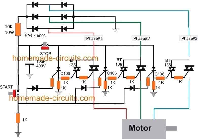 电子固态接触器电路图