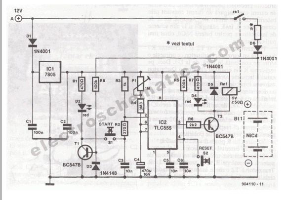 便攜式<b class='flag-5'>鎳</b><b class='flag-5'>鎘</b><b class='flag-5'>電池</b><b class='flag-5'>充電器</b><b class='flag-5'>電路圖</b>講解