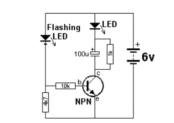 使用驱动晶体管的LED<b class='flag-5'>闪光电路</b>