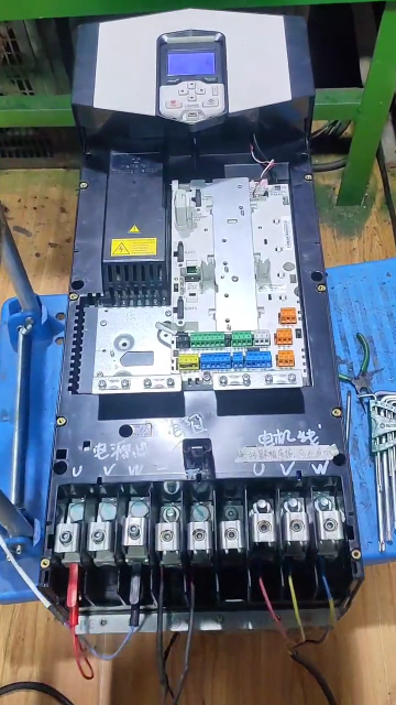 ABB变频器炸机模块坏了，驱动板损坏，维修完成#变频器维修 #工控维修 #硬声创作季 