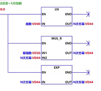 PLC的N次方和N次方根的计算#plc #电工 #工业自动化 #非标自动化 #工控 #硬声创作季 