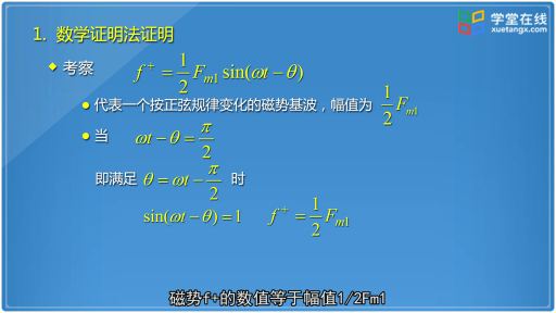 交流一相繞組磁勢的性質(zhì)(2)#電機(jī) 