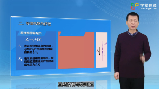 單相變壓器空載運行時的等值電路(2)#電機 