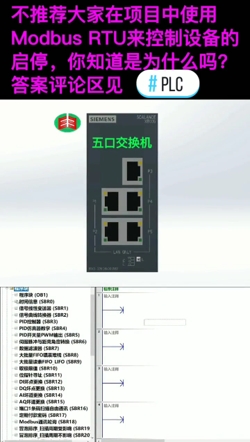 #plc PLC 外形结构之工业交换机 #硬声创作季 