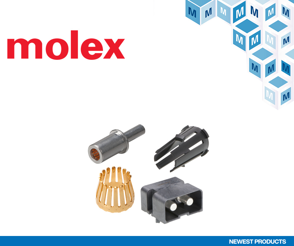 贸泽开售Molex PowerWize BMI盲插配大电流 面板对电路板/面板对母线连接器