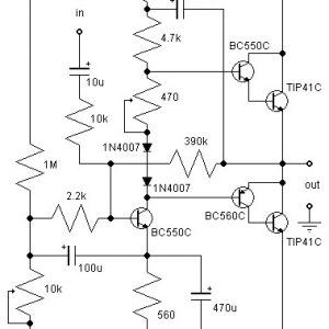 21W AB类音频放大器电路设计