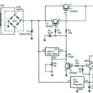 通用電池充電器電路圖