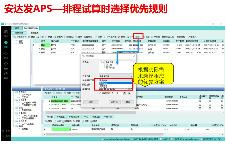 安达发|<b class='flag-5'>APS</b>智能优化排产<b class='flag-5'>软件</b>的优先级应用