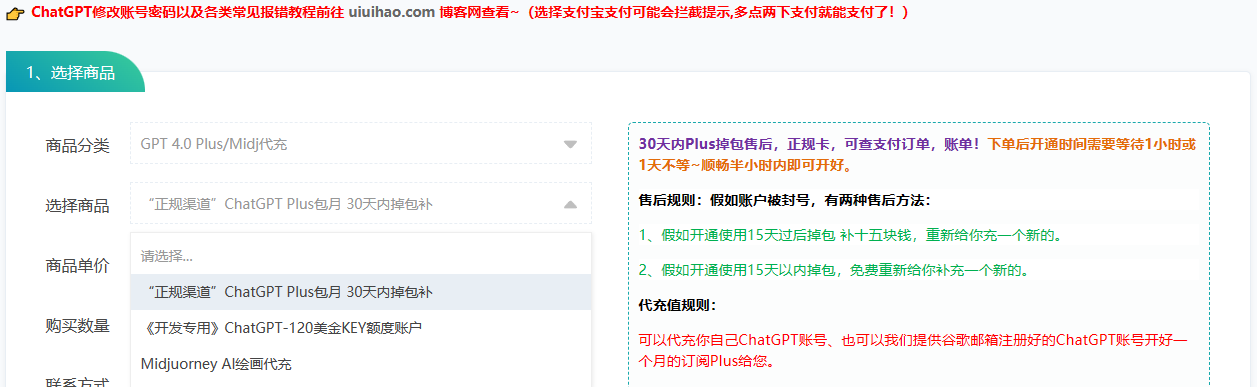 如何在中国国内为ChatGPT 4.0付费？