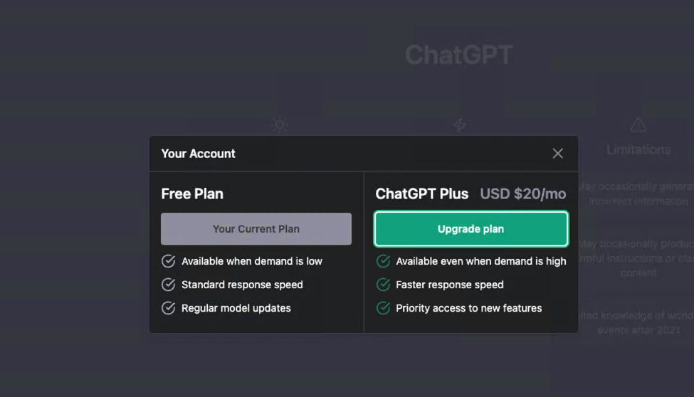 ChatGPT plus多少钱一个月 ChatGPT Plus国内代充教程