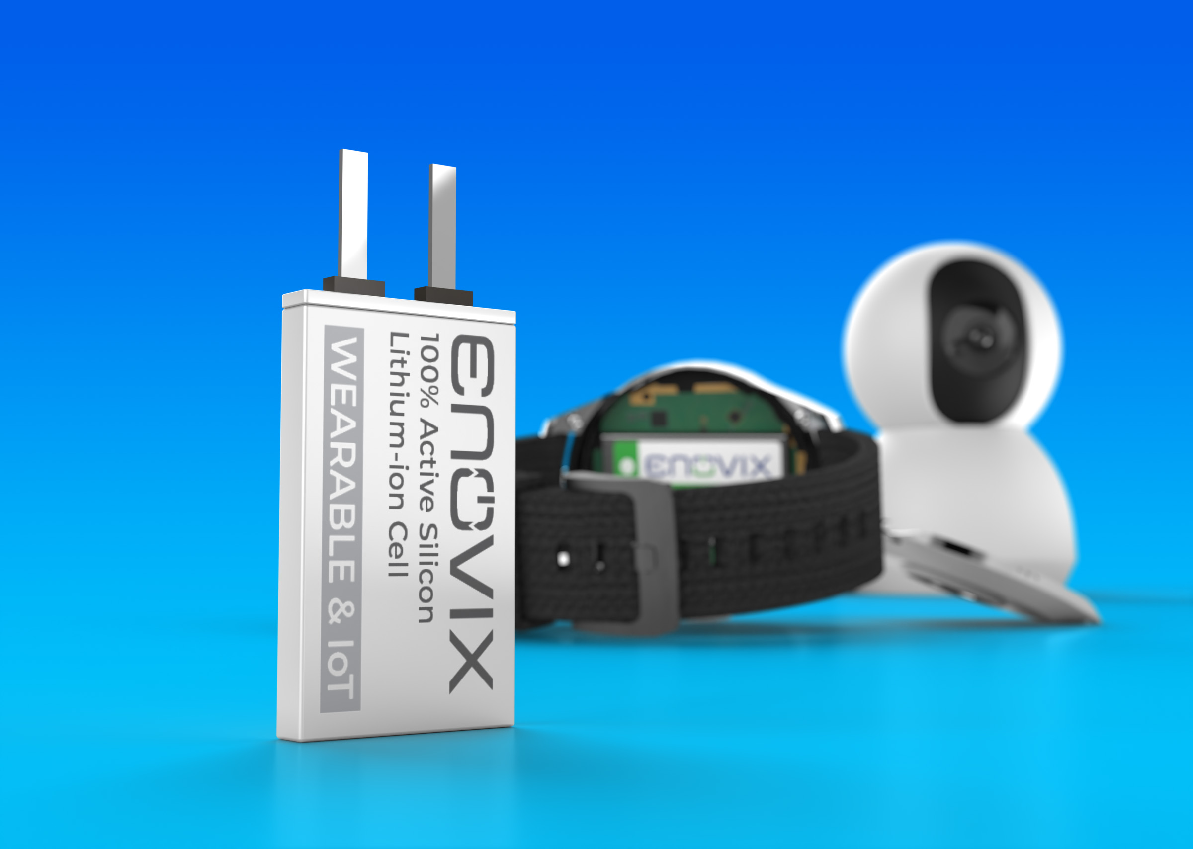 Enovix宣布其标准物联网及可穿戴设备电池全面上市