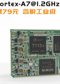【全球首發】雙核Cortex-A7@1.2GHz，僅79元起！#全志科技 #T113 