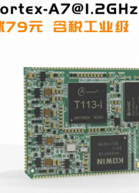 【全球首發(fā)】雙核Cortex-A7@1.2GHz，僅79元起！#全志科技 #T113 