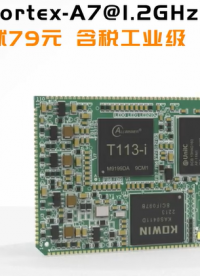 【全球首發(fā)】雙核Cortex-A7@1.2GHz，僅79元起！#全志科技 #T113 