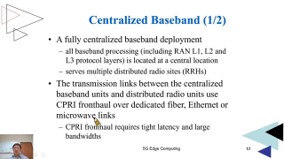 5G 邊緣計算 - 12-1云无线接入网络（ C-RAN ）第2节 #硬声创作季 