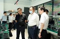 中国电子党组成员、副总经理刘眉玄莅临中微电调研指导工作