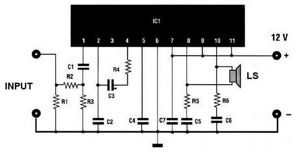 <b class='flag-5'>20W</b>汽车音频放大器电路图讲解