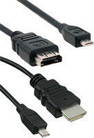 HDMI-A 转 Micro HDMI-D 电缆组件