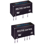 RK/H6 和 RH/H6 系列 1 W DC/DC 转换器