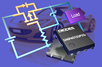 DMP4015SPSQ 汽车级 MOSFET 用于保护 ECU