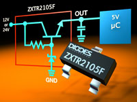 ZXTR2105F HV 线性稳压器晶体管